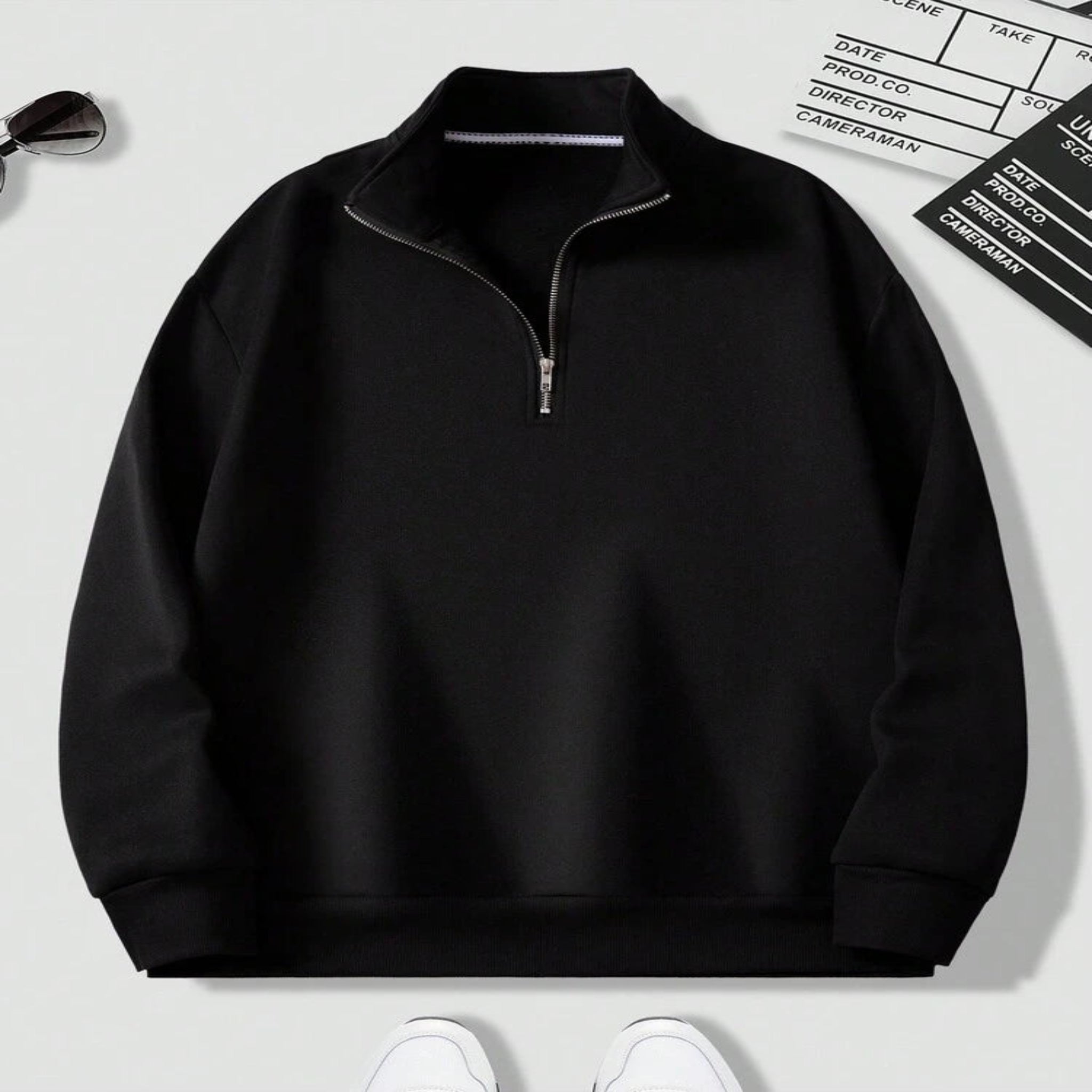Classico Black Quarter Zip