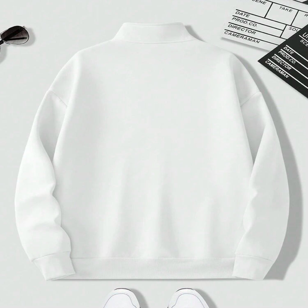 Classico White Quarter Zip