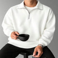 Classico White Quarter Zip